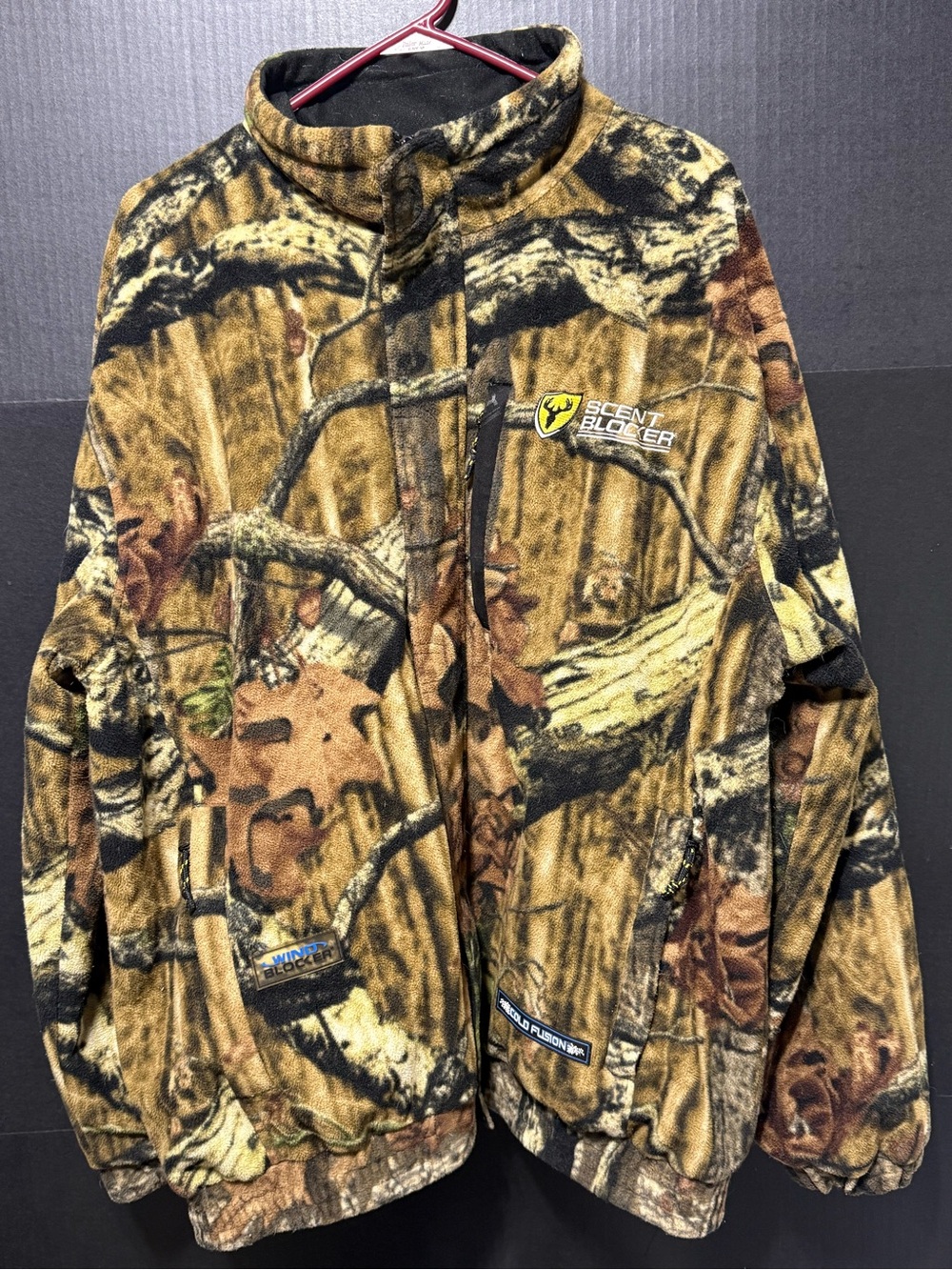 🎒Vintage ScentBlocker ProTec XT System Layer 3 Fleece Hunting Jacket XL Camo